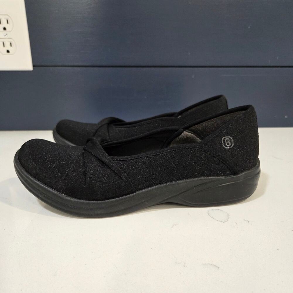 Bzees Paris Slip On Machine Wash Twist Front Detail Comfort Cloud Insoles Sz 8 - Picture 4 of 11